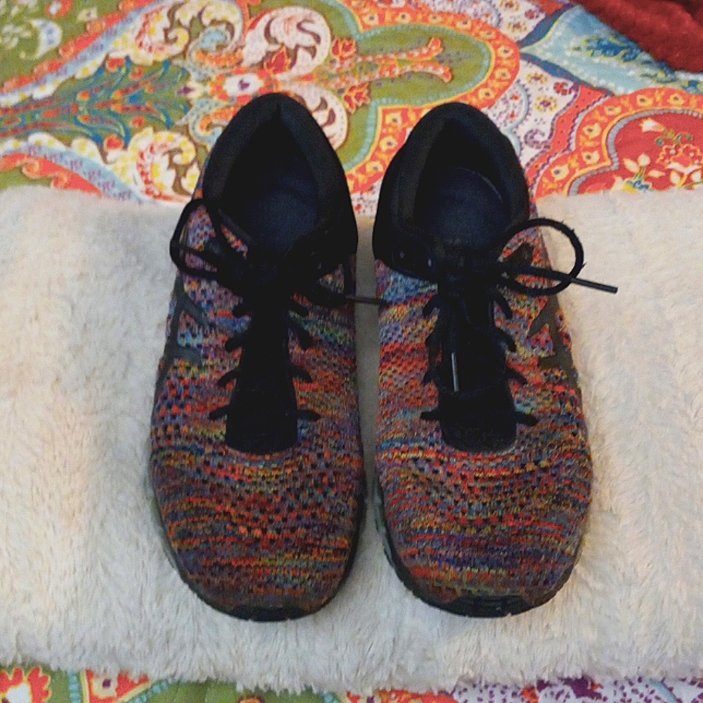 ASICS sneakers multiple colors size 8 ware 2 two times